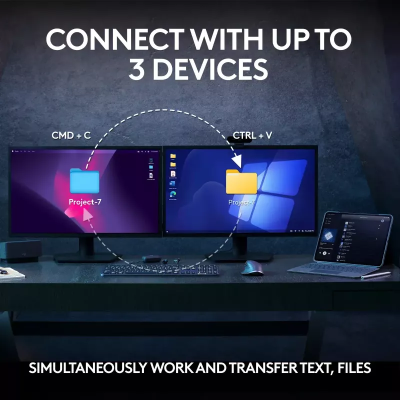 LOGITECH MX Keys S Combo - grafiet - QWERTY US/International