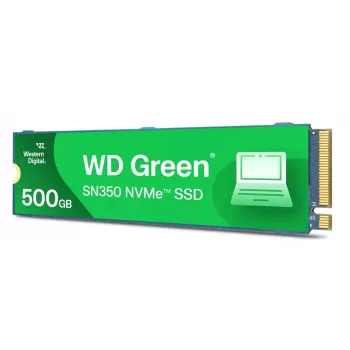 WESTERN DIGITAL SSD - WD Green SN350 - 500GB - PCIe Gen3 x4 - M.2 2280 - TLC