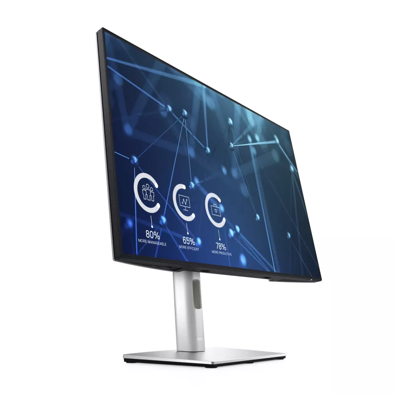 DELL UltraSharp U2421E Computerscherm 61,2 cm (24,1 inch) 1920 x 1200 Pixel WUXGA LCD Zilver