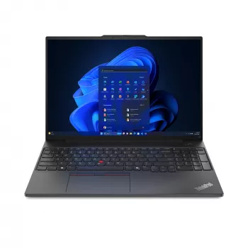 Lenovo ThinkPad E16 Gen 2 (AMD) AMD Ryzen™ 5 7535HS Laptop 40,6 cm (16 inch) WUXGA 8 GB DDR5-SDRAM 256 GB SSD Wi-Fi 6E (802.11ax) Windows 11 Pro Zwart