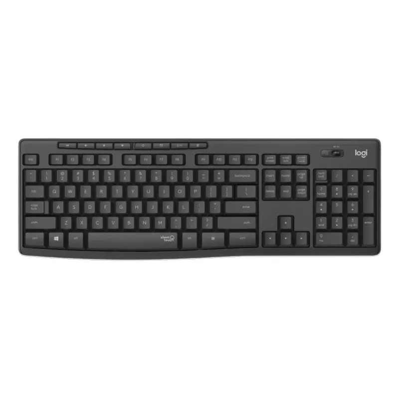 LOGITECH MK295 Stille Draadloze Toetsenbord/Muis-combinatie - Grafiet - Qwertz Swiss/Lux