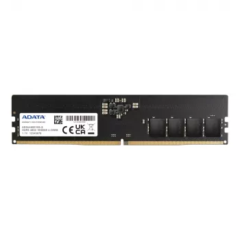 ADATA - DDR5 - Module - 16 GB - DIMM 288-PIN - 4800 MHz / PC5-38400 - CL40 - 1.1 V - unbuffered - on-die ECC - Zwart
