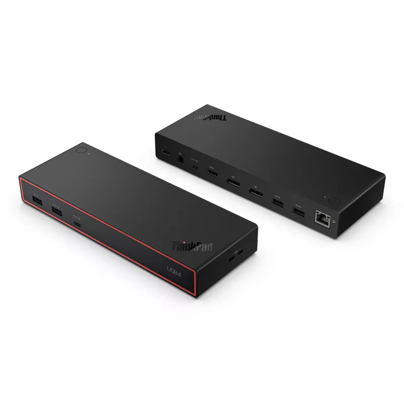 Lenovo ThinkPad USB4 Dock 5000 Bedraad Thunderbolt 4 Zwart