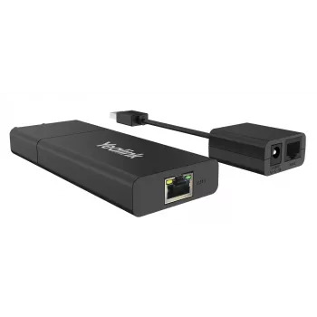 Yealink USB2CAT5E-EXT Netwerk-zender & -ontvanger Zwart