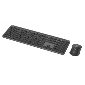 LOGITECH Signature slank Combo Mk950 - draadloos toetsenbord/muis - Graphite - Qwerty US/Int'l