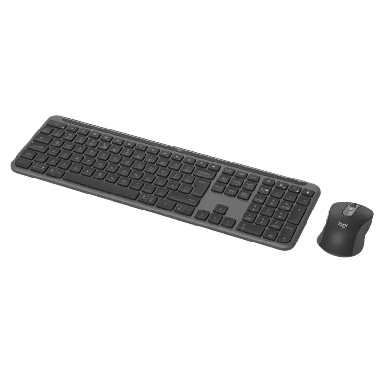 LOGITECH Signature slank Combo Mk950 - draadloos toetsenbord/muis - Graphite - Qwerty US/Int'l