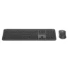 LOGITECH Signature slank Combo Mk950 - draadloos toetsenbord/muis - Graphite - Qwerty US/Int'l