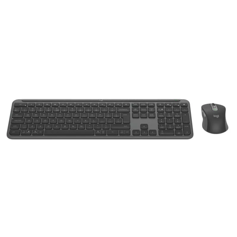 LOGITECH Signature slank Combo Mk950 - draadloos toetsenbord/muis - Graphite - Qwerty US/Int'l