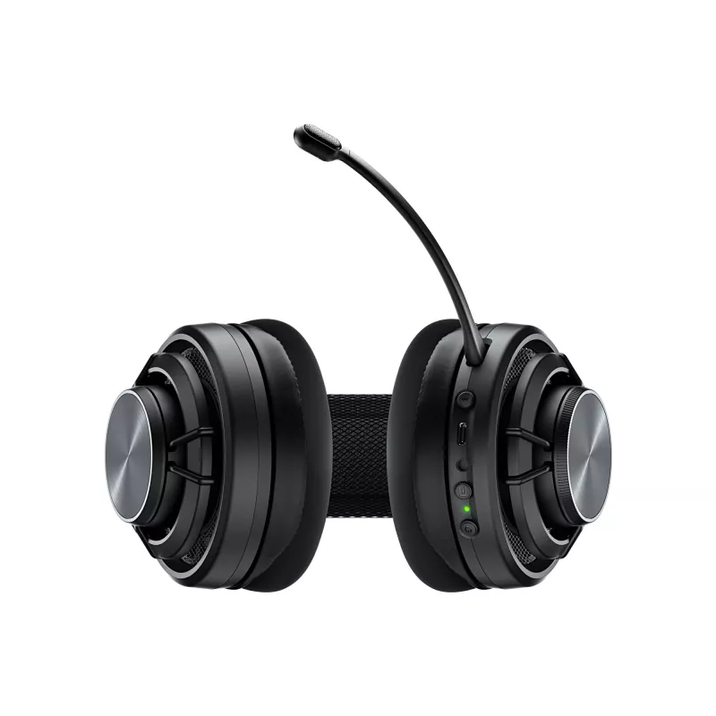 Turtle Beach Atlas Air draadloze open-back pc-gaming-headset met 24-bit high-fidelity-audio, broadcast-microfoon, zwevende oorschelp, memory foam-kussens en Bluetooth voor pc