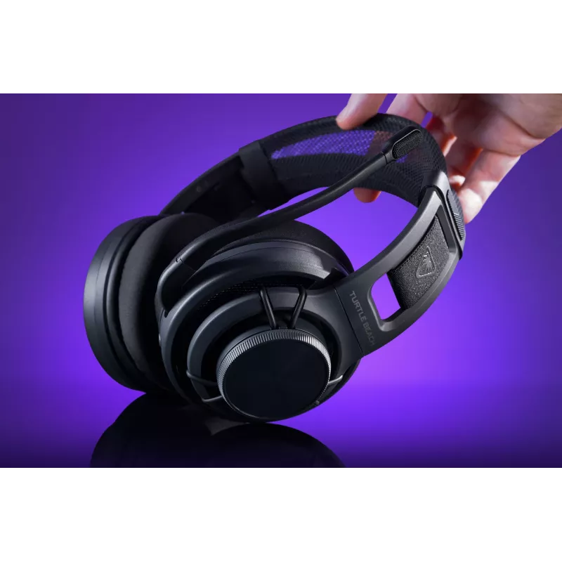 Turtle Beach Atlas Air draadloze open-back pc-gaming-headset met 24-bit high-fidelity-audio, broadcast-microfoon, zwevende oorschelp, memory foam-kussens en Bluetooth voor pc