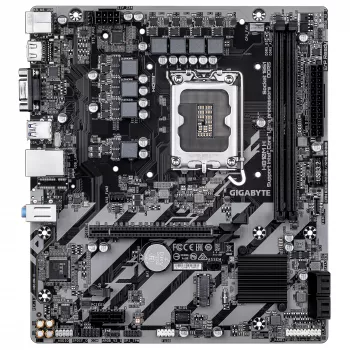 Moederbord GIGABYTE H810M H Micro ATX, Intel H810 chipset, LGA 1851, DDR5, 2x DIMM tot 128 GB, PCIe 4.0, HDMI 2.1