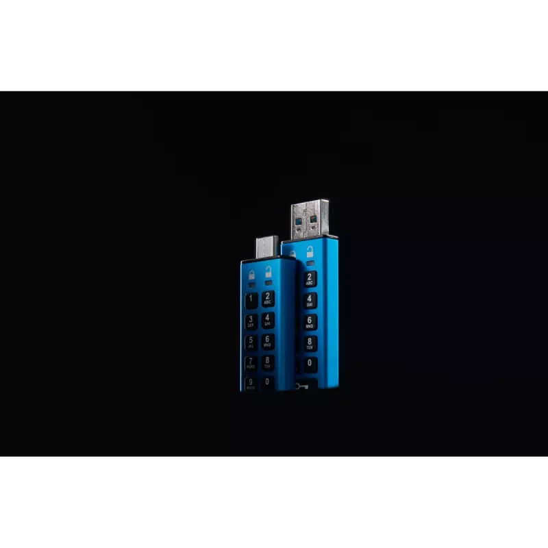 USB-STICK 512GB Kingston IronKey Keypad 200C AES-256 USB-C retail