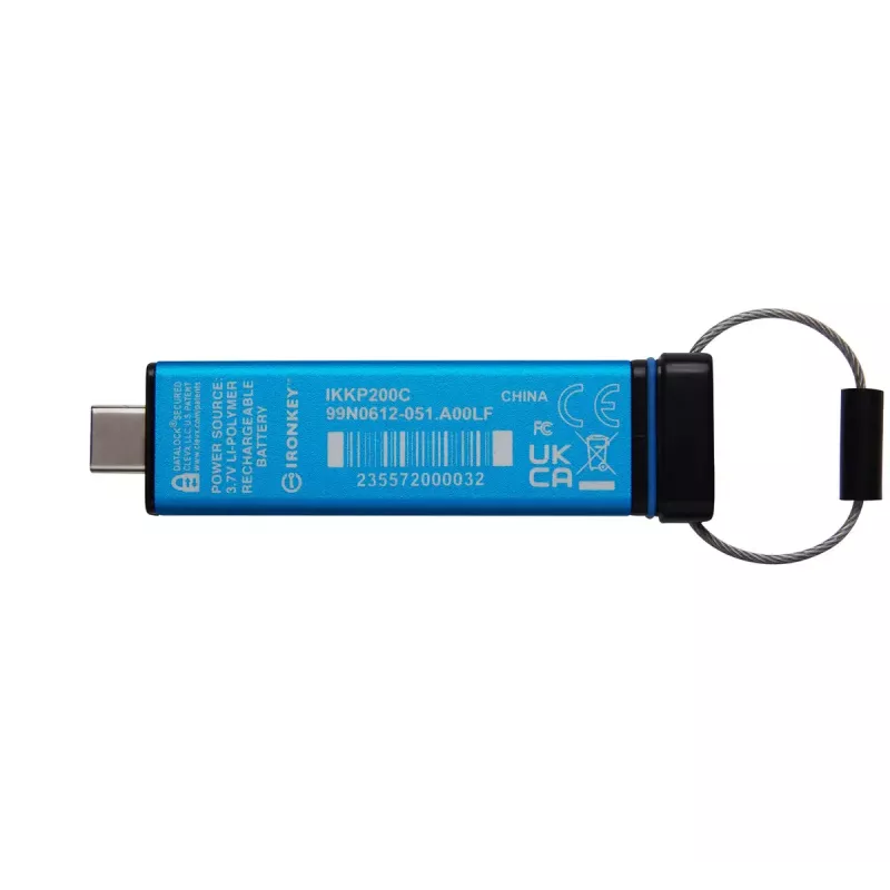 USB-STICK 512GB Kingston IronKey Keypad 200C AES-256 USB-C retail