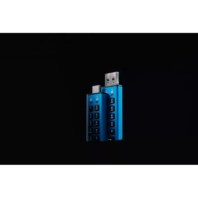 Kingston Technology IronKey 64GB Keypad 200, FIPS 140-3 Level 3, AES-256 hardware-versleuteld