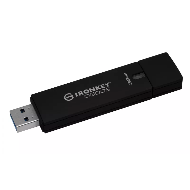 Kingston IronKey D500S 32 GB USB-stick, FIPS 140-3 Level 3, AES-256