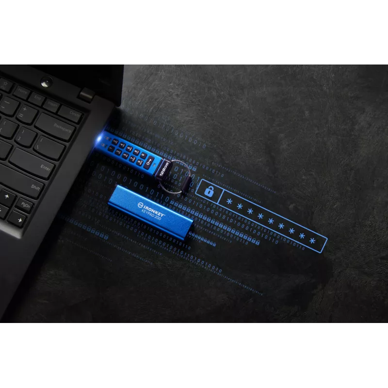 Kingston Technology IronKey 128GB Keypad 200, FIPS 140-3 Level 3, AES-256 hardware-versleuteld