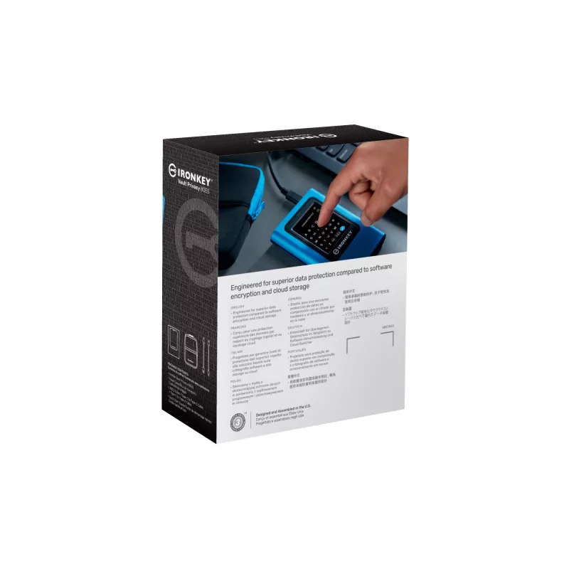Kingston Technology IronKey 960GB Vault Privacy 80 XTS-AES 256-bit versleutelde externe SSD
