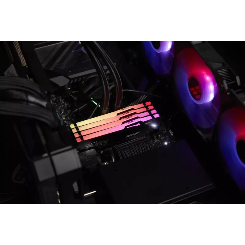 Kingston Technology FURY Beast 64GB 5200MT/s DDR5 CL40 DIMM (set van 2) RGB