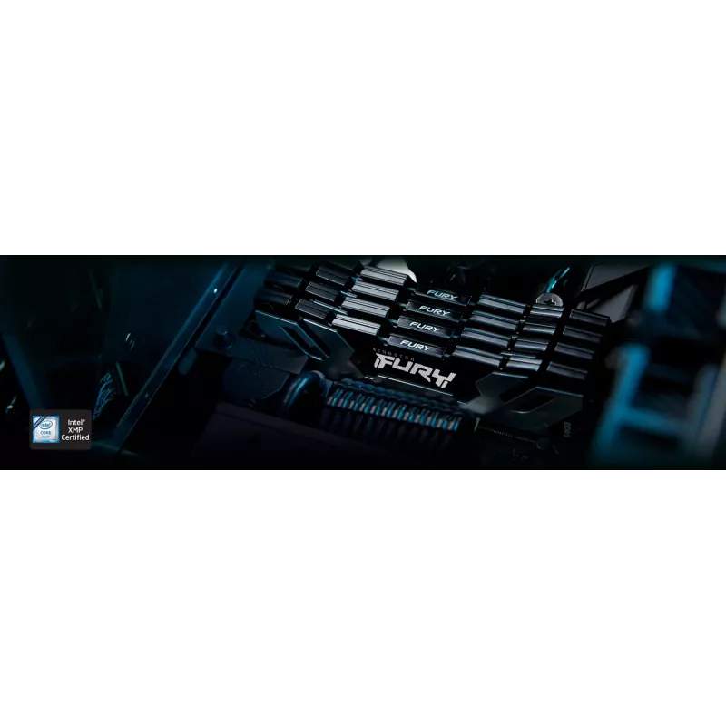 Kingston Technology FURY 32GB 6400MT/s DDR5 CL32 DIMM (set van 2) Renegade zilver