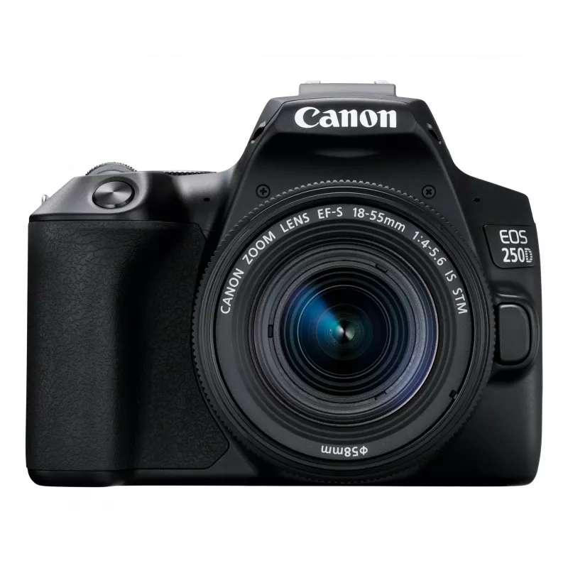 Canon EOS 250D+EF-S 18-55mm spiegelreflexcamera-kit 24,1 MP CMOS 6000 x 4000 pixel zwart