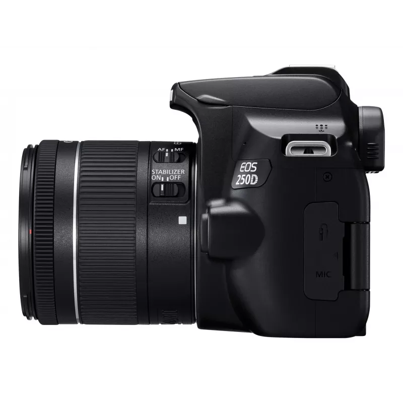 Canon EOS 250D+EF-S 18-55mm spiegelreflexcamera-kit 24,1 MP CMOS 6000 x 4000 pixel zwart