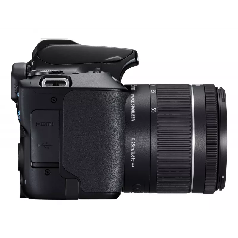 Canon EOS 250D+EF-S 18-55mm spiegelreflexcamera-kit 24,1 MP CMOS 6000 x 4000 pixel zwart