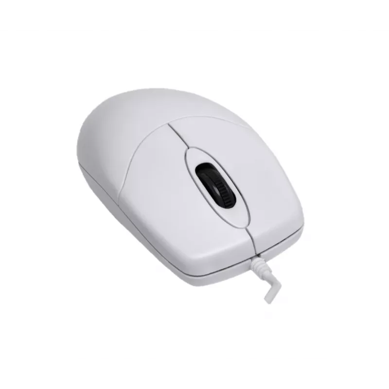 Contour Design Active Key Contour wasbare muis IP68 scrollwiel bedraad wit PMJ1