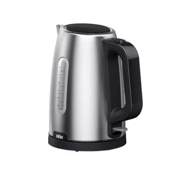 Braun PurShine WK102AI-WK1500BK waterkoker 1,7 L 2200 W zwart, roestvrij staal