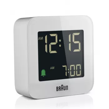 Braun BC08 digitale wekker wit