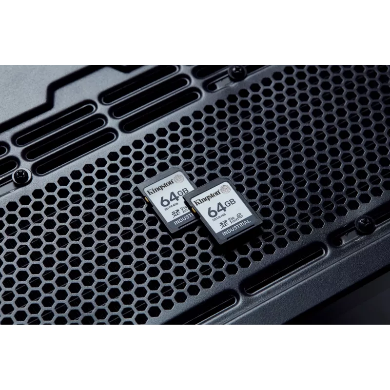 Kingston Technology 64 GB SDXC industrie-flashgeheugen UHS-I pSLC