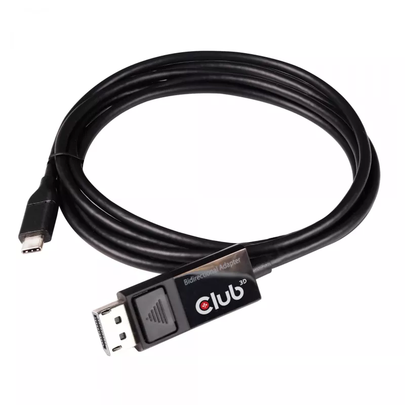 CLUB3D USB Type-C-kabel naar DP 1.4 8K60Hz M/M 1,8m/5,9ft