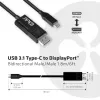 CLUB3D USB Type-C-kabel naar DP 1.4 8K60Hz M/M 1,8m/5,9ft