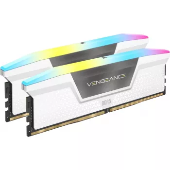 CORSAIR geheugen 32 GB DDR5 (2x16 GB) DRAM 6400MT/s CL36 geheugenkit Vengeance RGB wit