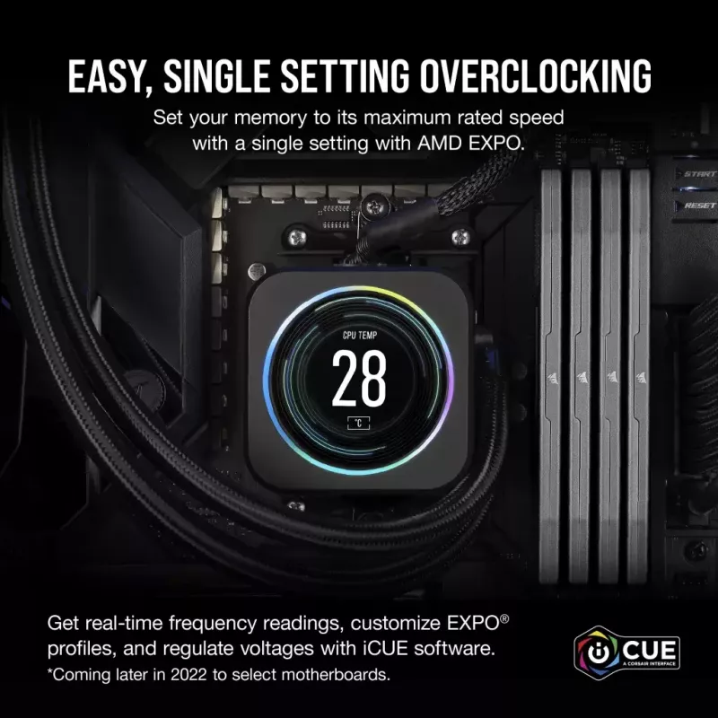 96GB PC 7000 CL40 CORSAIR kit (2x48GB) VENGEANCE blauw retail