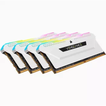 CORSAIR werkgeheugen 64GB DDR4 (4 x 16GB) DRAM 3200MHz C16 geheugenkit Vengeance RGB Pro Sl wit
