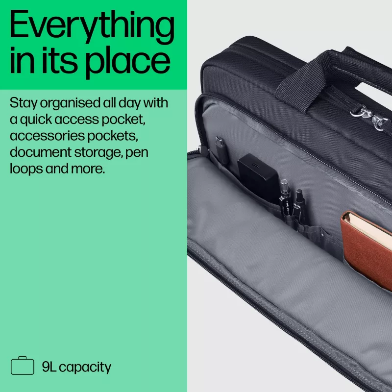 HP Everyday 14 inch laptoptas, aktetas, 35,8 cm (14,1 inch), schouderriem, 440 g