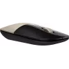 HP Z3700 goud draadloze muis, voor beide handen, optisch, RF draadloos, 1200 DPI, goud