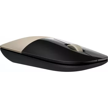 HP Z3700 goud draadloze muis, voor beide handen, optisch, RF draadloos, 1200 DPI, goud