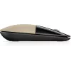 HP Z3700 goud draadloze muis, voor beide handen, optisch, RF draadloos, 1200 DPI, goud