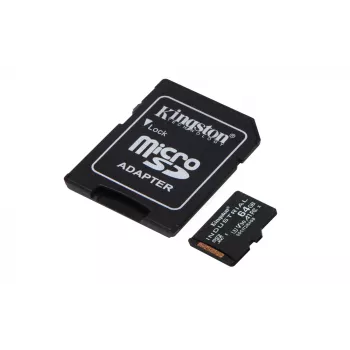 Kingston Technology 64 GB microSDXC Industrial C10 A1 pSLC-kaart + SD-adapter