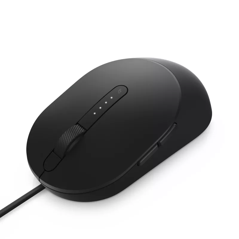 DELL Pro bedrade muis - MS3220 - zwart, dubbelhandig, laser, USB Type-A, 3200 DPI, 2 ms, zwart