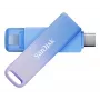 WESTERN DIGITAL SanDisk Creator Phone Drive - 128 GB USB-stick - USB-C/Lightning - blauw