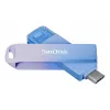 WESTERN DIGITAL SanDisk Creator Phone Drive - 128 GB USB-stick - USB-C/Lightning - blauw