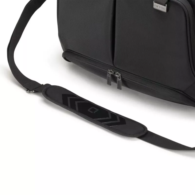 DICOTA Eco Top Traveler Pro - 15-17.3in notebooktas - zwart / 1680d Rpet polyester