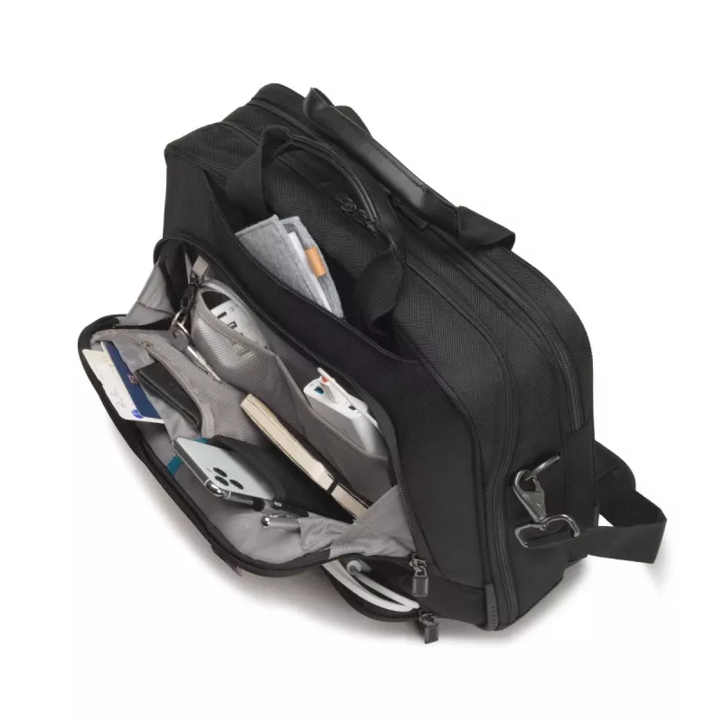 DICOTA Eco Top Traveler Pro - 15-17.3in notebooktas - zwart / 1680d Rpet polyester