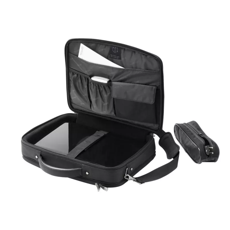 DICOTA Eco Multi Plus - 14-15.6 inch notebooktas - zwart / 600d Rpe polyester