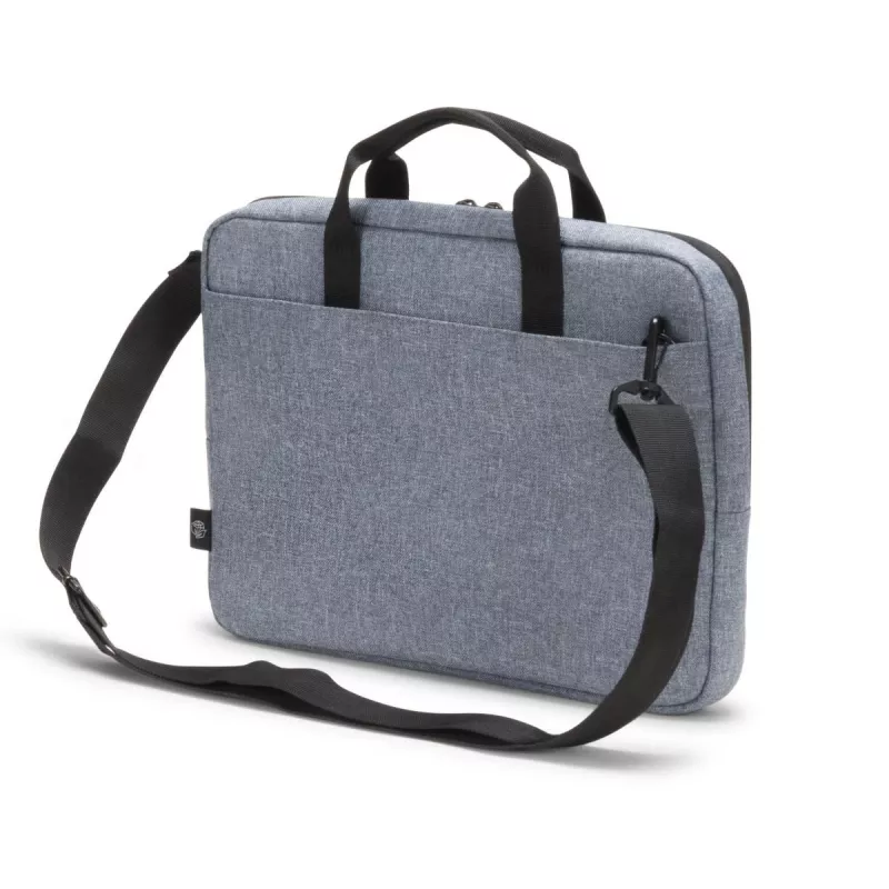 DICOTA schlank Eco Motion – 14-15,6 inch notebooktas – denimblauw / 600d RPE polyester