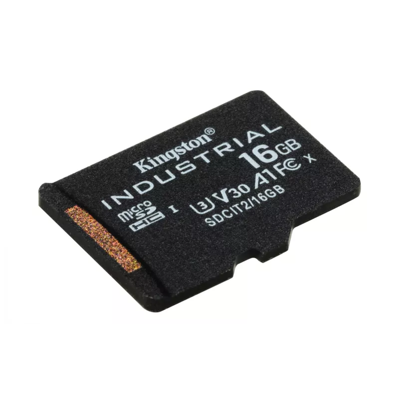Kingston Technology 16GB microSDHC Industrial C10 A1 pSLC-kaart losse verpakking zonder adapter