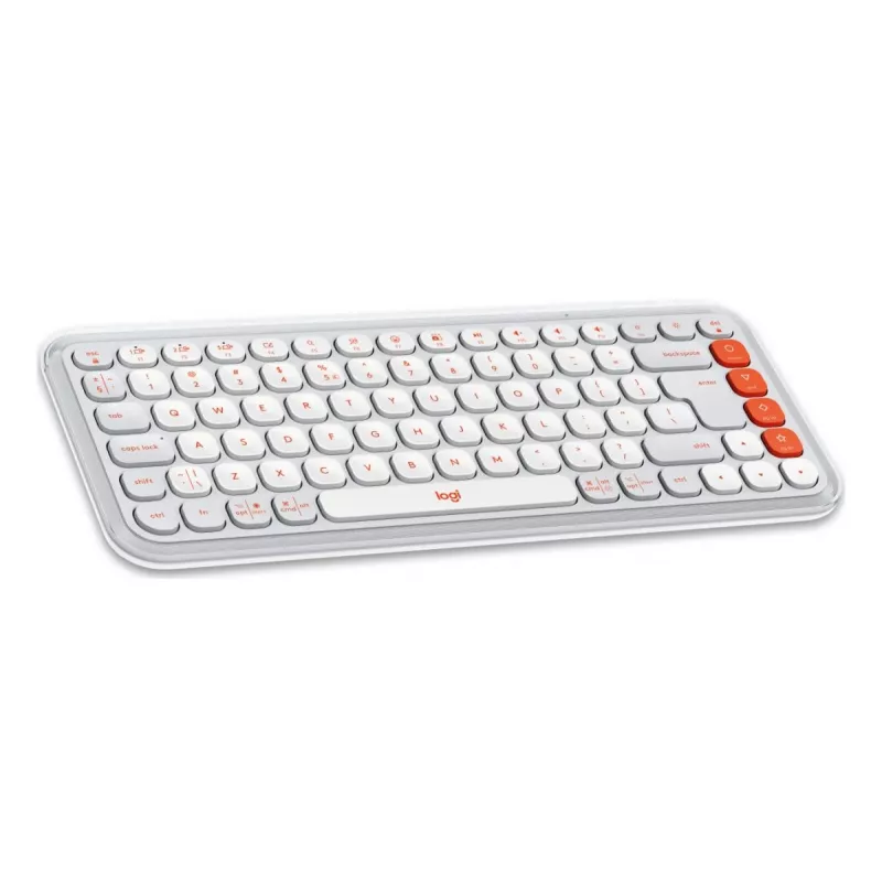 Logitech POP Icon Combo toetsenbord muis universeel Bluetooth QWERTY US International oranje wit