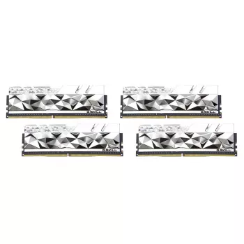 DIMM 64 GB DDR4-3600 (4x 16 GB) quad-kit, werkgeheugen zilver, F4-3600C16Q-64GTESC, Trident Z Royal Elite, INTEL XMP